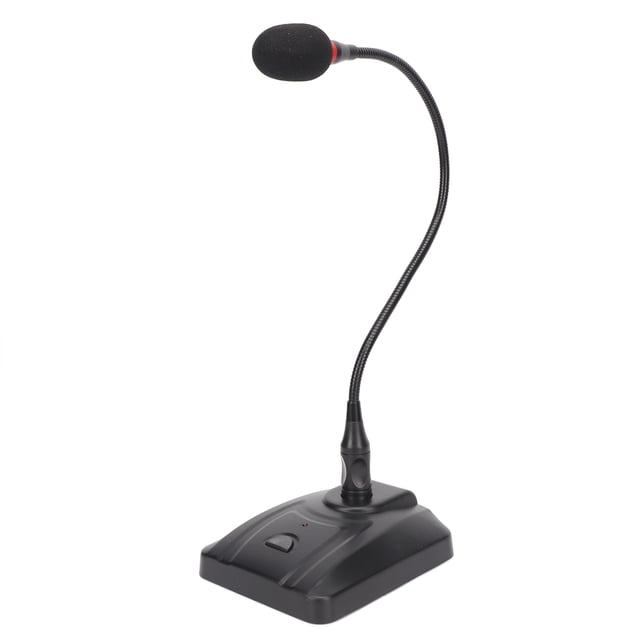 Micrófono de Conferencia de Cuello de Cisne ANGGREK Bajo Ruido 6.35mm Sonido Claro