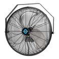 thumbnail image 1 of Tornado - Ventilador de pared industrial de alta velocidad de 20 pulgadas - 4750 CFM - 3 velocidades - Cable de 6 pies - Uso residencial comercial industrial - Certificado de seguridad UL, 1 of 5