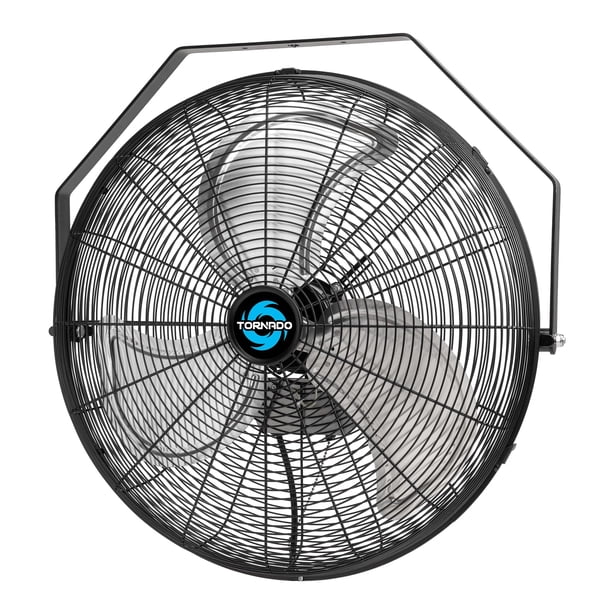 Tornado - Ventilador de pared industrial de alta velocidad de 20 pulgadas - 4750 CFM - 3 velocidades - Cable de 6 pies - Uso residencial comercial industrial - Certificado de seguridad UL
