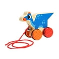 thumbnail image 3 of Juguete de madera con forma de animal para empujar y tirar, juguete para caminar y actividades de desarrollo temprano. Pterosaurio, 3 of 9