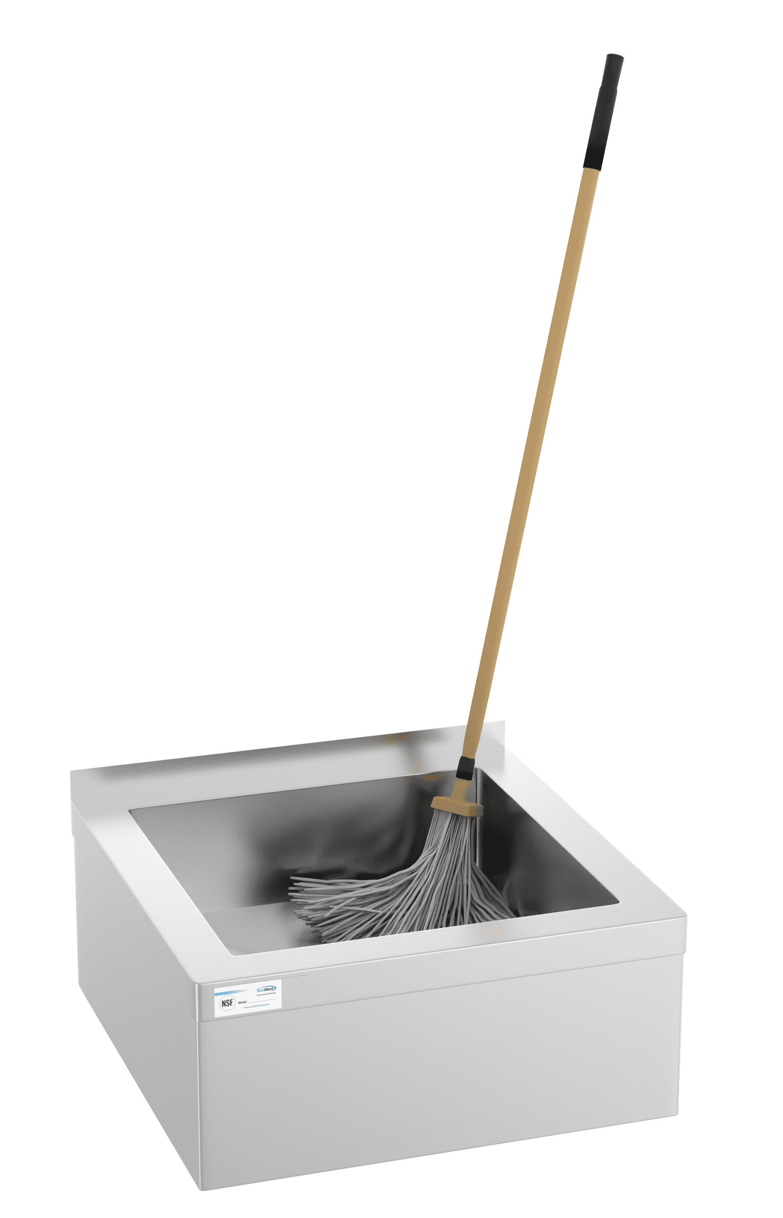 KoolMore 24 in x 24 in StainlessSteel Floor Mop Sink.