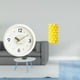 thumbnail image 2 of Reloj de pared moderno con arreglo floral, jarrón de , adorno de escritorio con números , decoración de mesa para sala de estar, hogar, 2 of 8