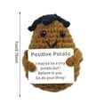 thumbnail image 2 of Patata Positiva Divertida Con Tarjeta Mini Abrazo Patatas Bolsillo para Del (Pareja), 2 of 4