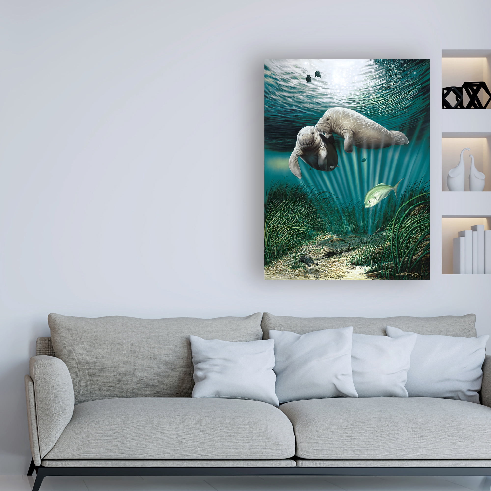 Trademark Fine Art 'Lazy Day Romance' Canvas Art by Dann Spider Warren