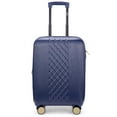 thumbnail image 3 of BADGLEY MISCHKA Diamond Expandable Carry-on Suitcase (Navy), 3 of 5