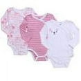 thumbnail image 2 of Twin Baby Outfits for Boy and Girl Side Snap Onesies Bodysuit Clothes Rose & Blue Newborn, 2 of 5