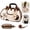 Beige-Shoulder bag, variant on 2-in-1 Pet Carrier Bag for Dogs and Cats (Beige-Shoulder Bag, Small) | Breathable Oxford Mesh, Adjustable Shoulder Strap, Wide Opening Design, Ergonomic Horizontal Carry, Travel Sling