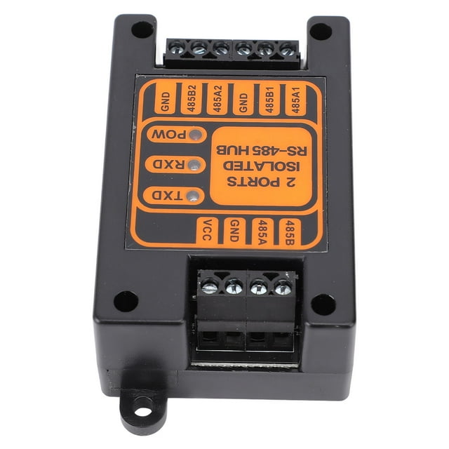 Isolated Hub, 1 in 2 Out Isolated Hub Prevent ESD Short Circuit Protecting Safe DC for Outdoor Engineering