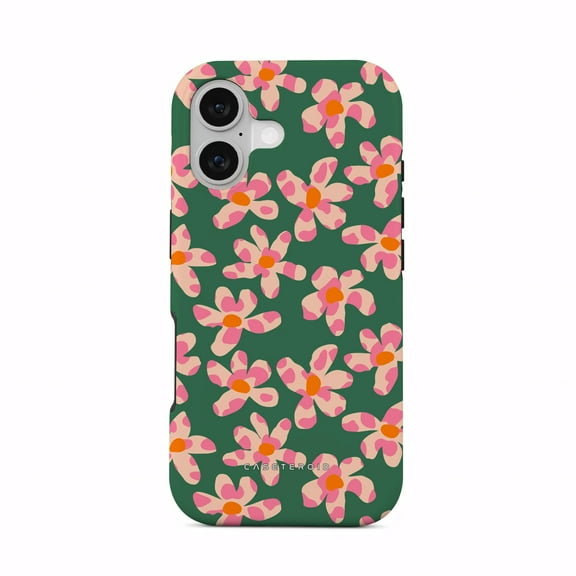 CASETEROID Tough Case for iPhone 17 – Dual-Layer Protection, Shockproof [Compatible with MagSafe] – Tropic Blush Case