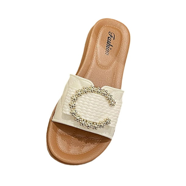 Open toe slip on shoes best sale