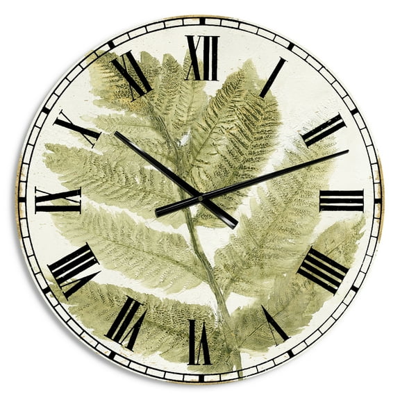 Designart 'Simple Forest I' Farmhouse wall clock