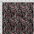 thumbnail image 3 of oneOone Silk Tabby Bright Red Fabric Skins Animal Diy Clothing Quilting Fabric Print Fabric By Yard 42 Inch Wide, 3 of 4
