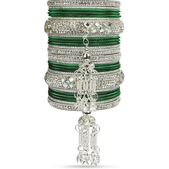 Indian Ethnic Handmade Bangles for Women – Elegant Traditional Jewelry Set for Weddings, Festivals & Daily Partywear