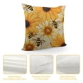 thumbnail image 4 of SHANXI Throw Pillow Covers, Stripes Cushion Case for Sofa Couch 18x18in, 4 of 5