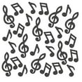 thumbnail image 1 of Musical Note Deluxe Sparkle Confetti, Black - Pack of 12, 1 of 1