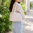 thumbnail image 4 of Versatile Floral Cute Lunch Tote & Insulated Bag, Large Capacity Lunch Bag with Double Handles, Double Lunch Box for Work School Picnics, 4 of 6