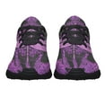 thumbnail image 5 of Dragonfly Purple Mandala Shoes Sneakers for Women Men Black Size 12, 5 of 7