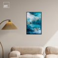 thumbnail image 3 of Golden Seafoam Canvas Geode Wall Art by Art Remedy, Black Frame, 20" x 30", 3 of 7