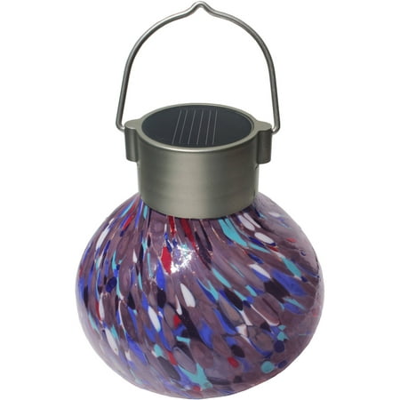 UPC 035286306799 product image for Solar Tea Lantern, Purple | upcitemdb.com