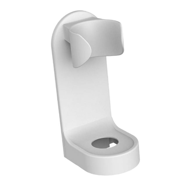 Soporte para cepillo de dientes eléctrico, organizador de pasta de dientes, estante de almacenamiento para baño adhesivo blanco