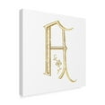 thumbnail image 2 of Trademark Fine Art 'French Sewing Letter A' Canvas Art by Wild Apple Portfolio, 2 of 3