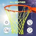 thumbnail image 3 of FrostHike Basketball Nets. Professional Heavy Duty Basketball Nets Replacement All Weather Anti Whip for Indoor and Outdoor. Fits Standard Indoor or Outdoor Rims - 12 Loops, 3 of 4