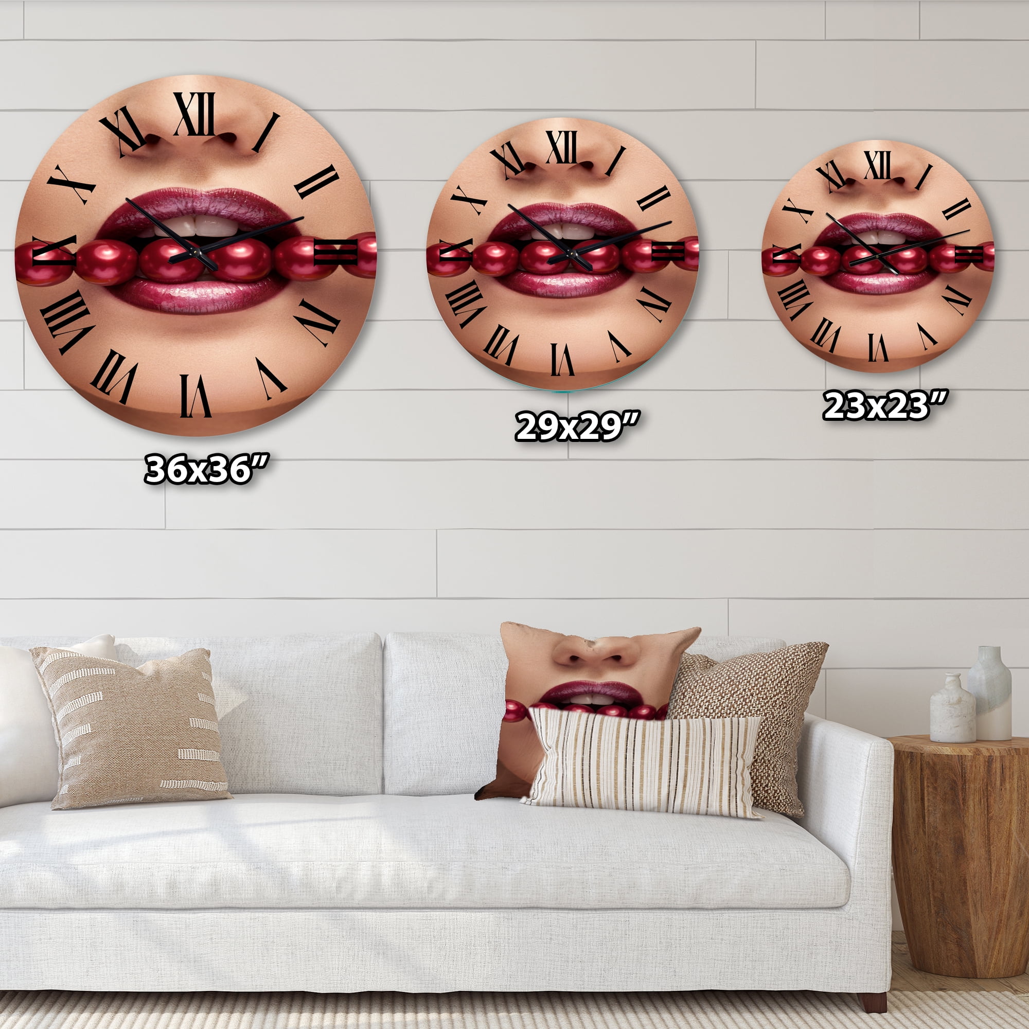 Designart 1 in Quartz Modern/Contemporary Wall Clock