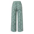 thumbnail image 5 of WILLBEST Pantalones Casuales Holgados de Pierna Ancha para Mujer con Estampado Floral para Primavera y Verano Extra Grande, 5 of 5