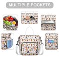 thumbnail image 2 of Halloween Treats Pattern Womens Lunch Box for Work,Insulated Large Lunch Bag for Tween and Teen,Loncheras Para Mujer,Leakproof Adult Lunch Bag for Work,Beach,Travel,Picnic,Camping, 2 of 7