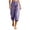 Purple-02, variant on Nugftut Capri Pants for Women Solid Color Elastic Loose Capris Drawstring Summer Trave Capri Pants High Waisted Pants
