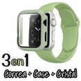thumbnail image 3 of Correa para Apple Watch de 45mm de Silicón + Case Protector de pantalla con Cristal Templado. Mamá Pulpo  Silicón con case, 3 of 5