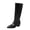 Black 1, variant on Wensltd Mid Calf Boots for Women Chunky Block Heel Comfortable Casual Mid Heel Trendy Boots