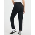 thumbnail image 4 of BALEAF Womens Travel Pants with 6 pockets Work Lightweight Stretch Ankle Petite Dressy Casual Golf Busniess Slacks Black M, 4 of 7