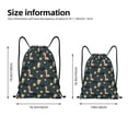 thumbnail image 2 of Sikiie Dinosaur In The Space Drawstring Backpack Drawstring Bags, Draw String Back Bag for Sports, Gym, Travel, Swimming, Beach-Medium, 2 of 6