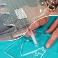 thumbnail image 2 of Wweixi 6pcs Quilting Rulers Acrylic DIY Template Gauges Sewing Machine Fabric, 2 of 8