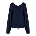 thumbnail image 3 of Clearance under $5 JINMGG V Neck Sweaters for Women Fall Winter Clearance,Womens Fashion Long Sleeve Sweater Loose V-Neck knitting Sweater, 3 of 6