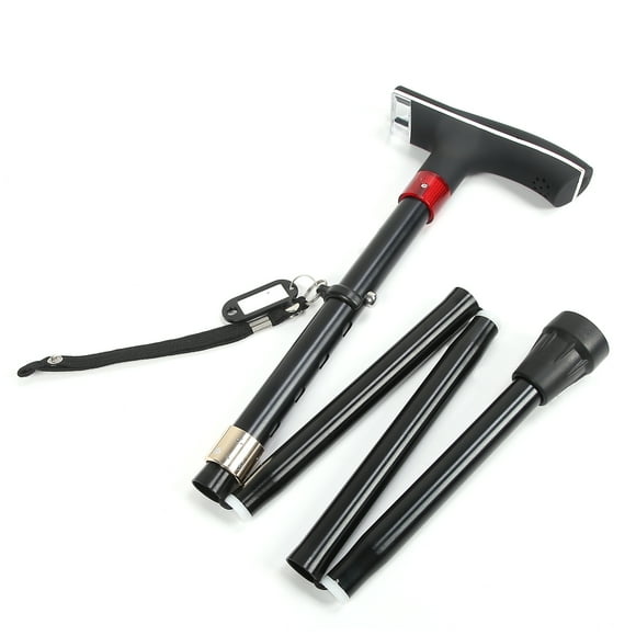Folding Walking Cane Light And Alarm