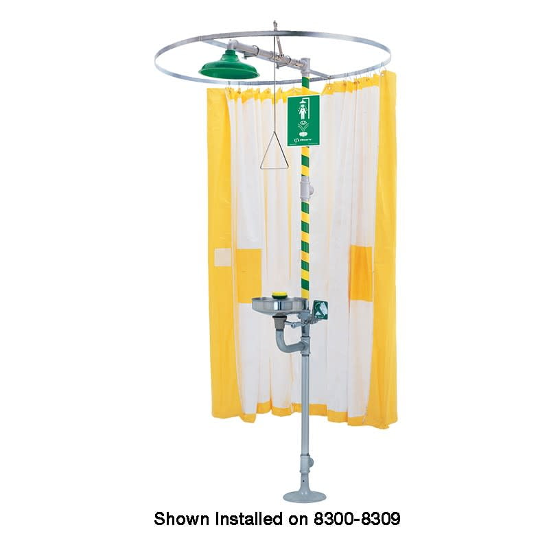 Haws 9037 Privacy Curtain Designed To Be Used On Horizontal Emergency