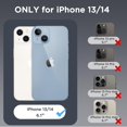 thumbnail image 2 of Funda magnética CACOE para iPhone 13 y iPhone 14 6.1, 2 of 7