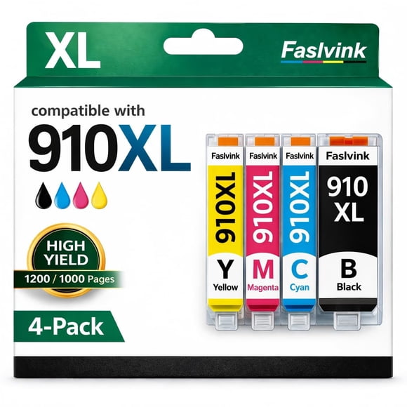Cartuchos de tinta Faslvink 910XL 910 para HP OfficeJet Pro 8020