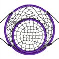 thumbnail image 5 of Patiojoy Purple Adjustable Hanging Ropes Spider Web Chair Swing Kids Play Equipment, 5 of 5