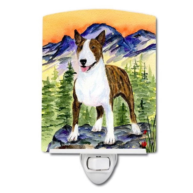 Carolines Treasures SS8167CNL Bull Terrier Ceramic Night Light, 6x4x3, Multicolor