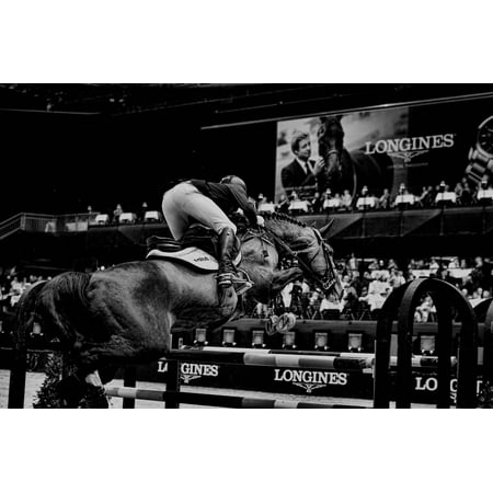 Canvas Print Basel Csi Jumping Show Horse Sport Stretched Canvas 10 x