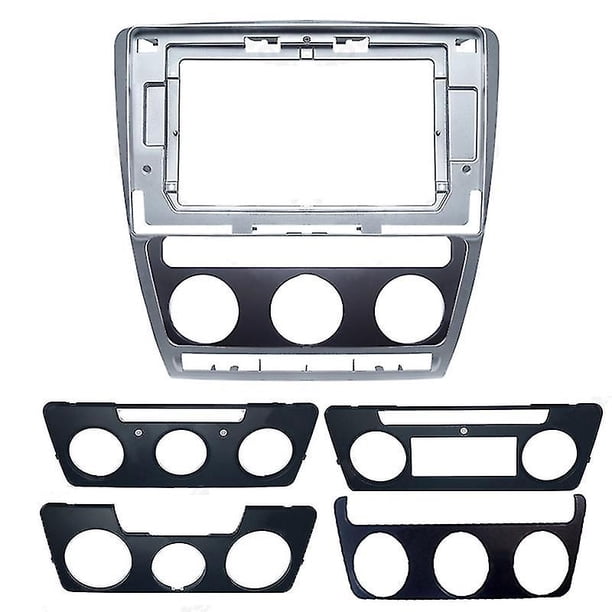 5 unids/set Radio de coche 10,1 pulgadas Fascia marco adaptador 2din reproductor de DVD Panel tablero marco para Octav