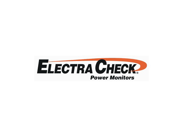 Black with White Face TRC AECM20020-3-012 Electra Check Digital Monitor for All AC Power Sources