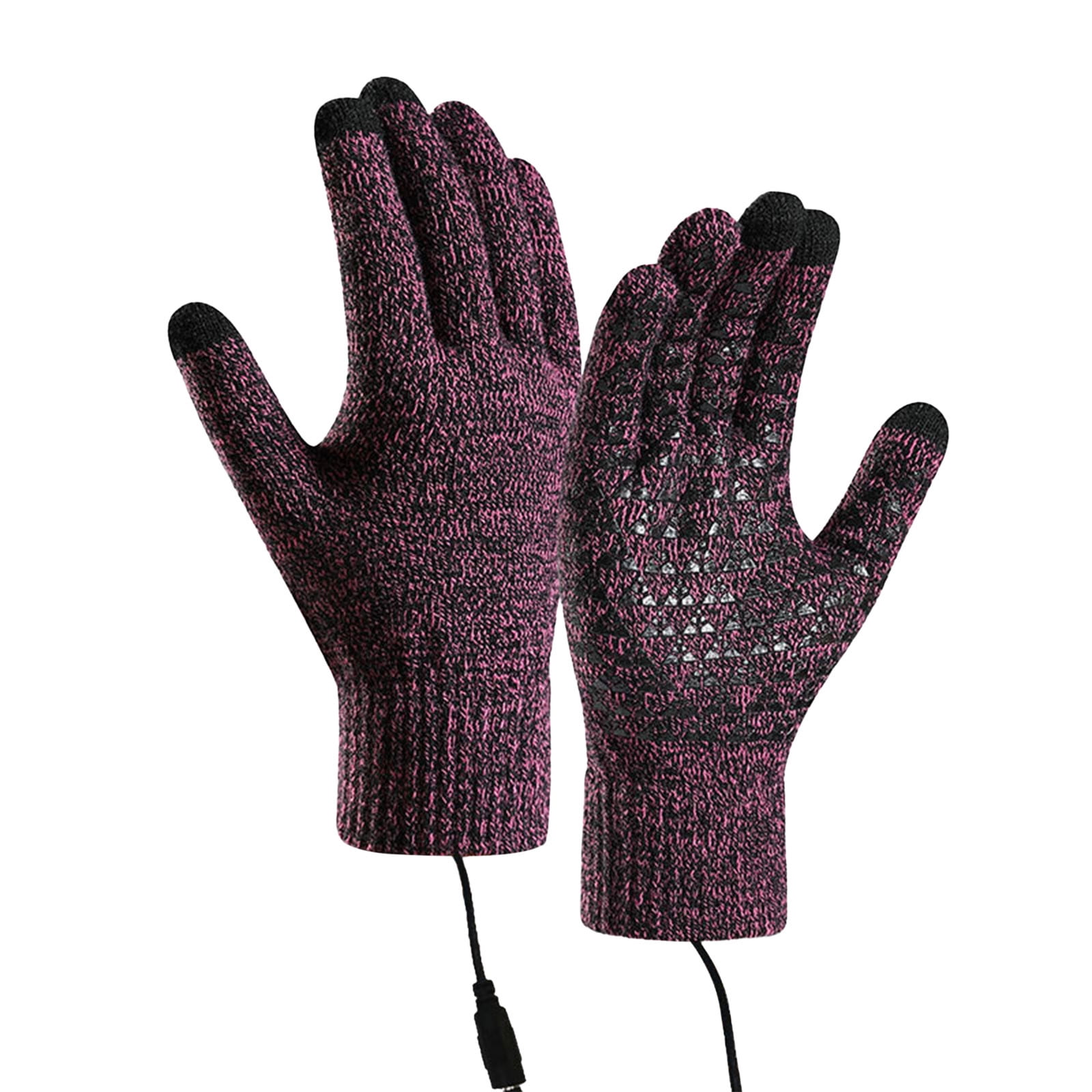 JAHH Winter Rechargeable Electric Warm Heated Gloves Men Women Battery Powered Heating Gloves Waterproof Touch Thermal Insulated Heated Gloves for Winter Sports Outdoors Climbing Hiking Hand Warmer