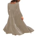 thumbnail image 3 of Robes Maxi Décontractées à Manches Longues et Amples pour Femmes, 3 of 5
