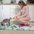 thumbnail image 3 of Pioneer Flower Floral Print Pattern Kitchen Rugs Sets Of 2,Anti Fatigue Kitchen Mat Rugs Non Slip Washable,Decorative Kitchen Floor Mats for Kitchen,Sink,Laundry,17"x30"+17"x47", 3 of 7