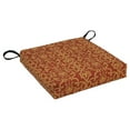 thumbnail image 2 of Blazing Needles 16-inch Outdoor Cushion, Vanya Paprika, 2 of 3