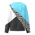thumbnail image 4 of 2023 Chandail en Molleton Mode pour Femmes 50 % de Réduction Liquidation Col Rond Mode Décontractée Manches Longues Imprimé Chandail en Molleton Haut Blouse, 4 of 5